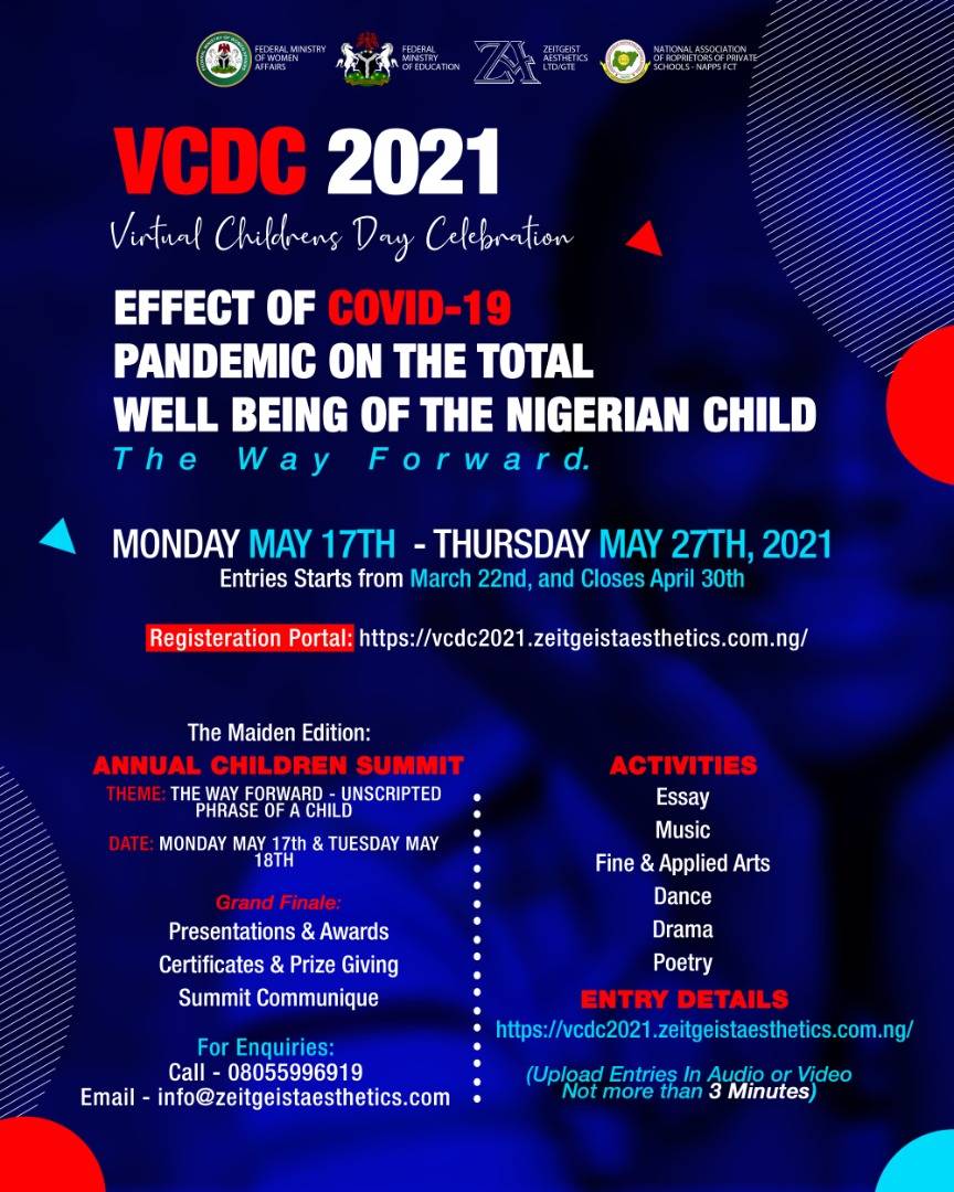 Virtual Children's Day Celebration 2021 &ndash; The Way Forward