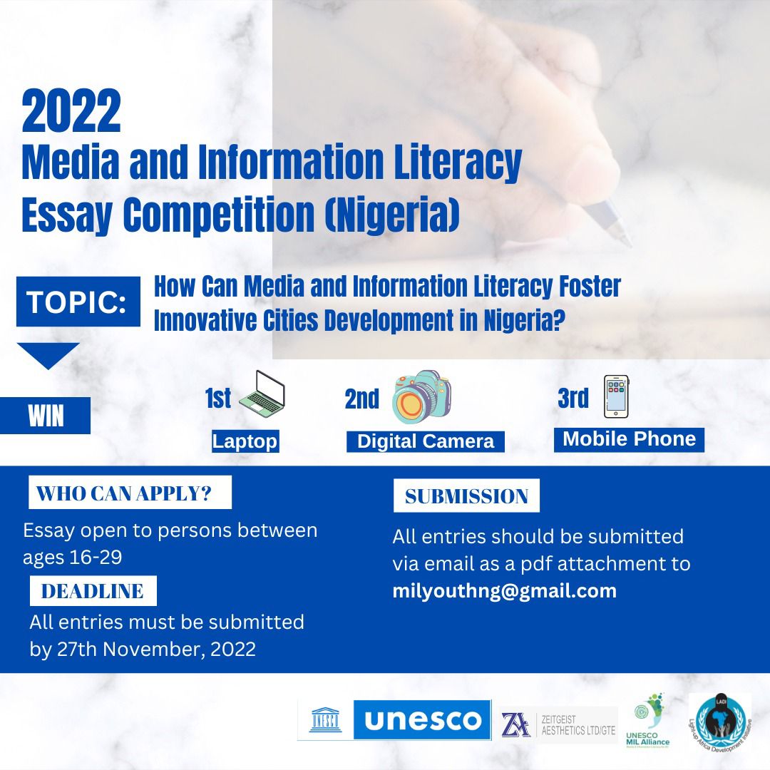 UNESCO 2022 Media and Information Literacy Essay Competition (Nigeria)